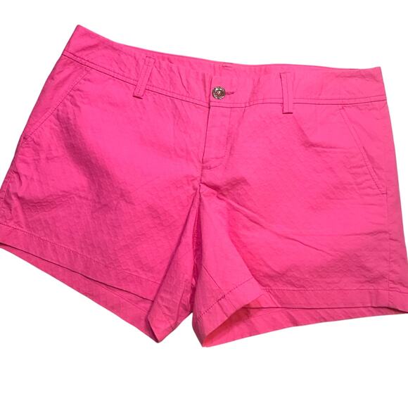 Lilly Pulitzer Pants - NEW Lilly Pulitzer Callahan Shorts sz 14 Bright Pink Shorts